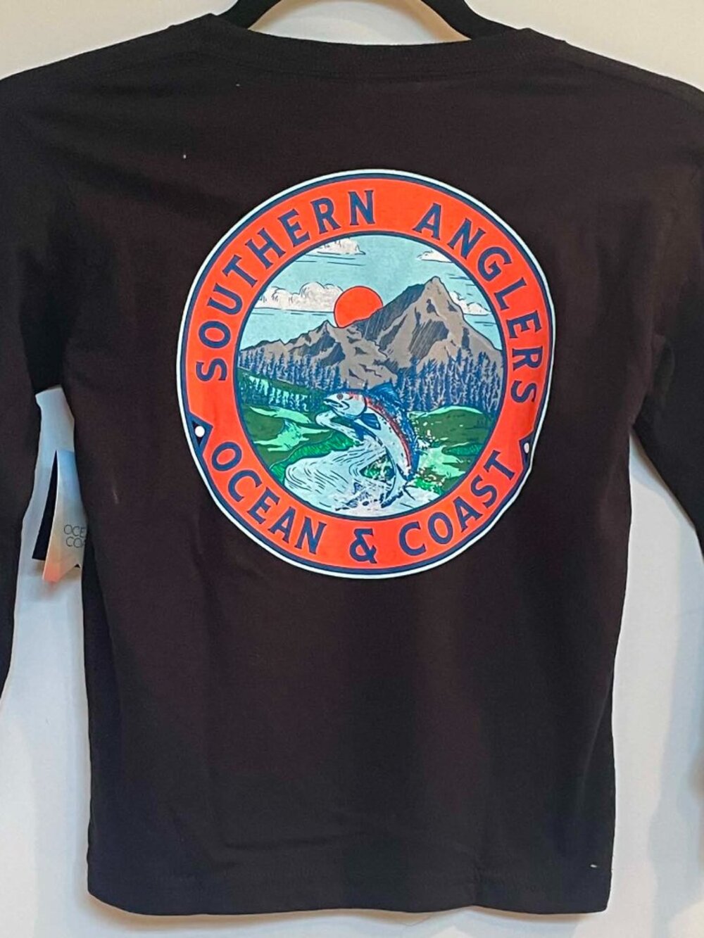 OCEAN + COAST Boy’s NEW Black Long Sleeve Shirt, Size 5